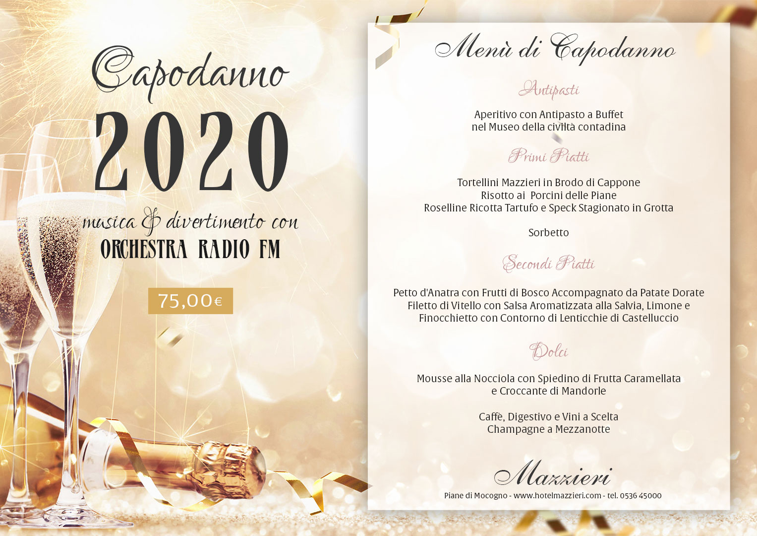 Capodanno 2019 In Appennino Cenone E Divertimento All Hotel Mazzieri